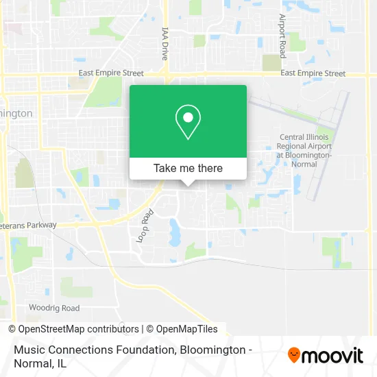Music Connections Foundation map