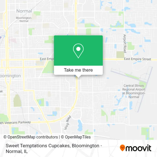Sweet Temptations Cupcakes map