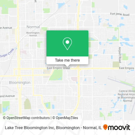 Lake Tree Bloomington Inc map