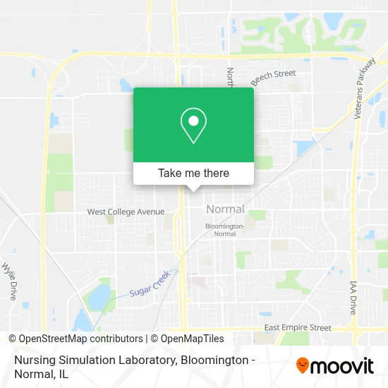 Nursing Simulation Laboratory map