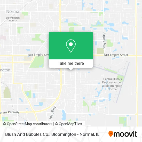 Blush And Bubbles Co. map