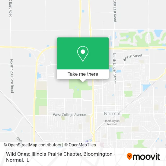 Wild Ones: Illinois Prairie Chapter map