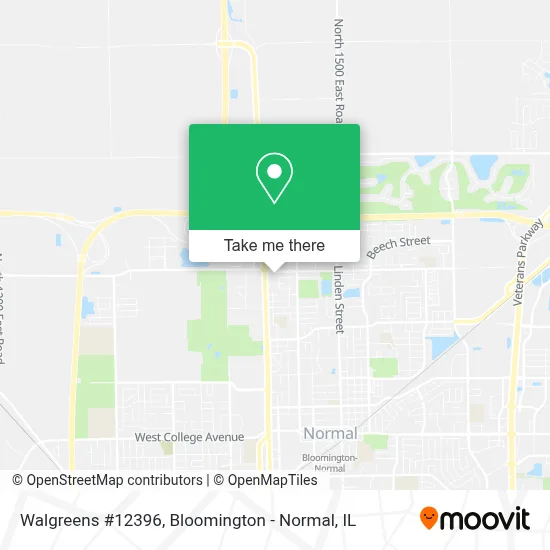 Walgreens #12396 map