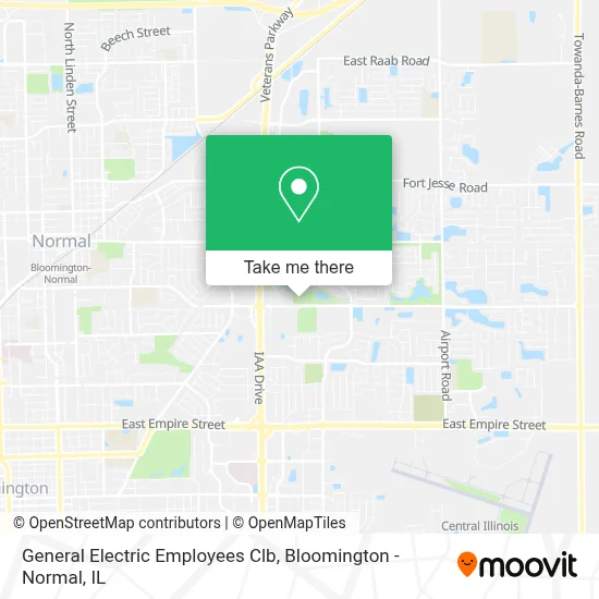 General Electric Employees Clb map