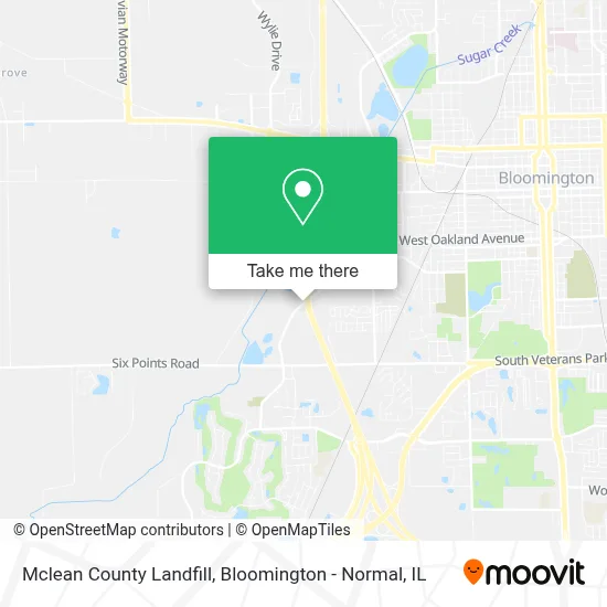 Mclean County Landfill map