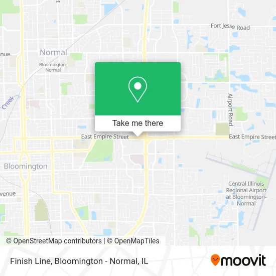 Finish Line map