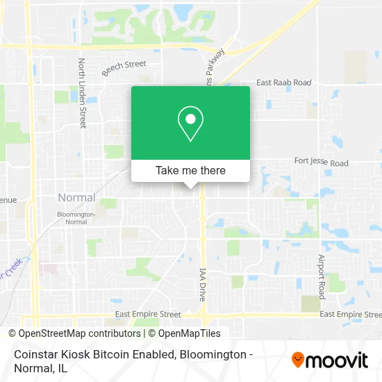 Coinstar Kiosk Bitcoin Enabled map