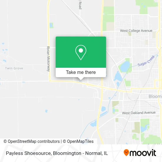 Payless Shoesource map
