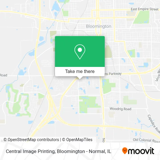 Central Image Printing map