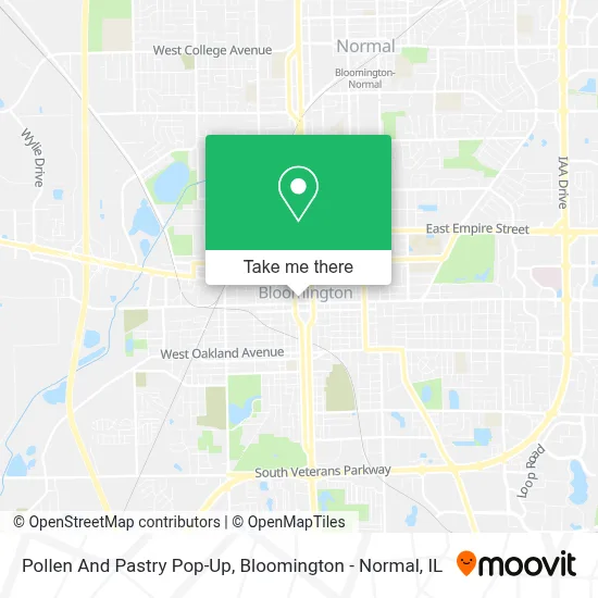 Pollen And Pastry Pop-Up map