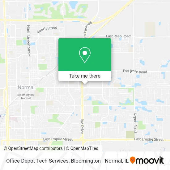 Office Depot Tech Services map