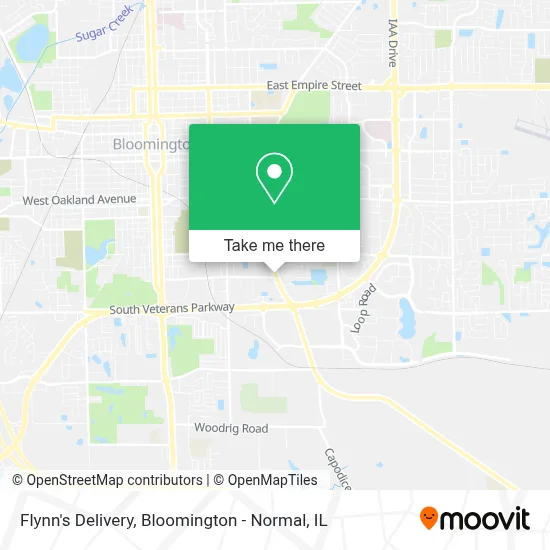 Flynn's Delivery map