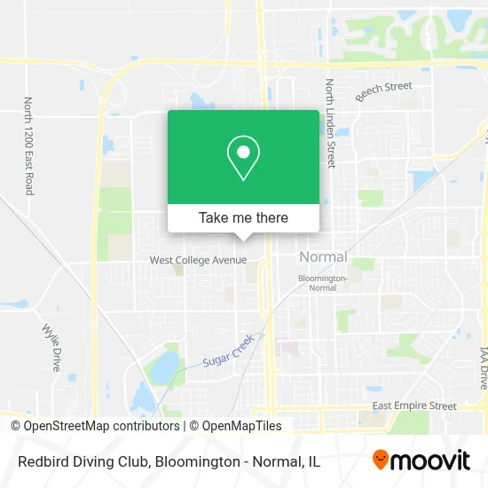 Redbird Diving Club map