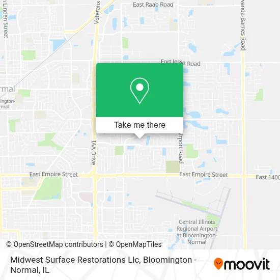 Midwest Surface Restorations Llc map