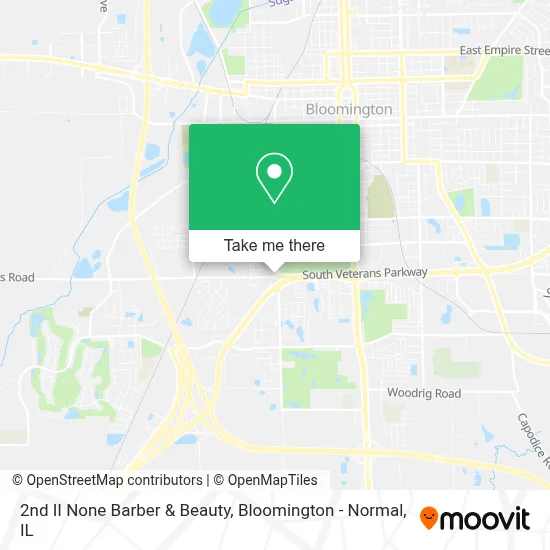 2nd II None Barber & Beauty map