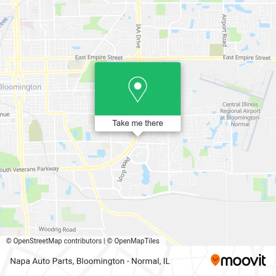 Napa Auto Parts map
