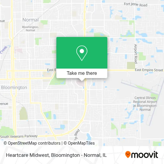 Heartcare Midwest map