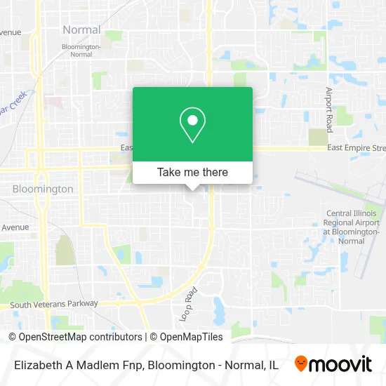 Elizabeth A Madlem Fnp map