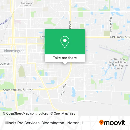 Illinois Pro Services map