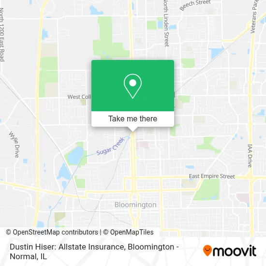 Dustin Hiser: Allstate Insurance map
