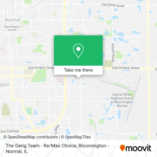 The Gerig Team - Re/Max Choice map