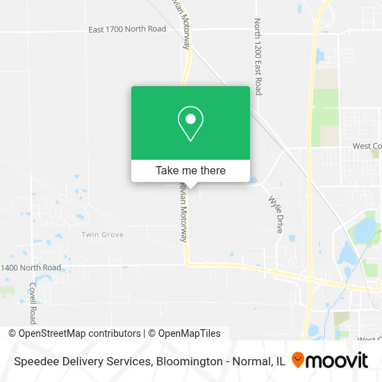Speedee Delivery Services map
