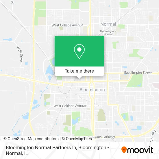 Bloomington Normal Partners In map