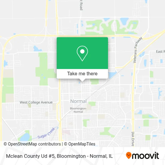 Mclean County Ud #5 map