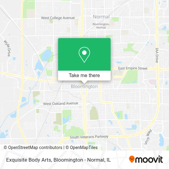Exquisite Body Arts map