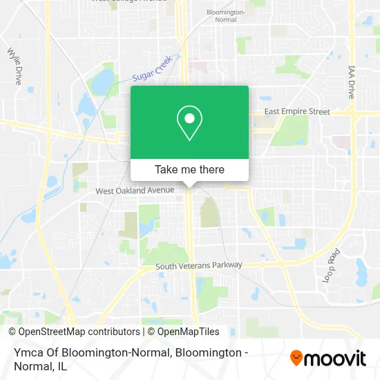 Ymca Of Bloomington-Normal map