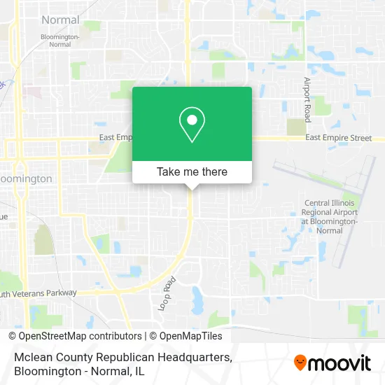 Mclean County Republican Headquarters map