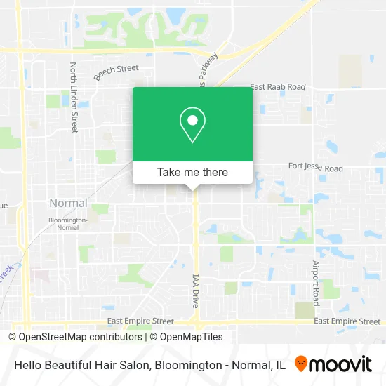Hello Beautiful Hair Salon map