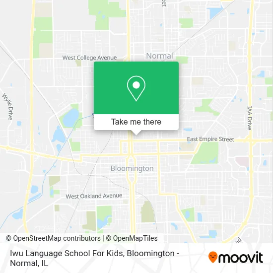 Iwu Language School For Kids map