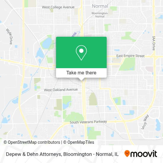 Depew & Dehn Attorneys map