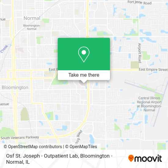 Osf St. Joseph - Outpatient Lab map