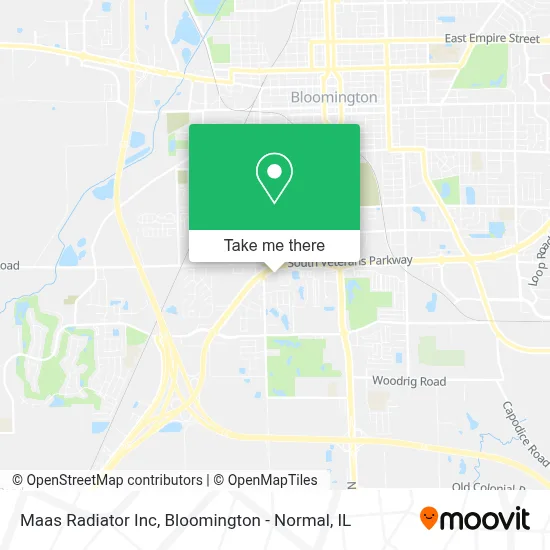 Maas Radiator Inc map
