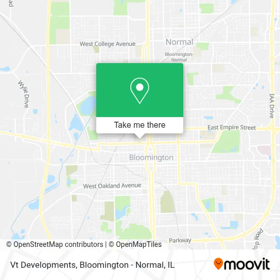 Vt Developments map