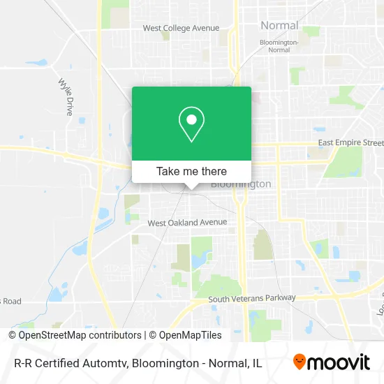 R-R Certified Automtv map