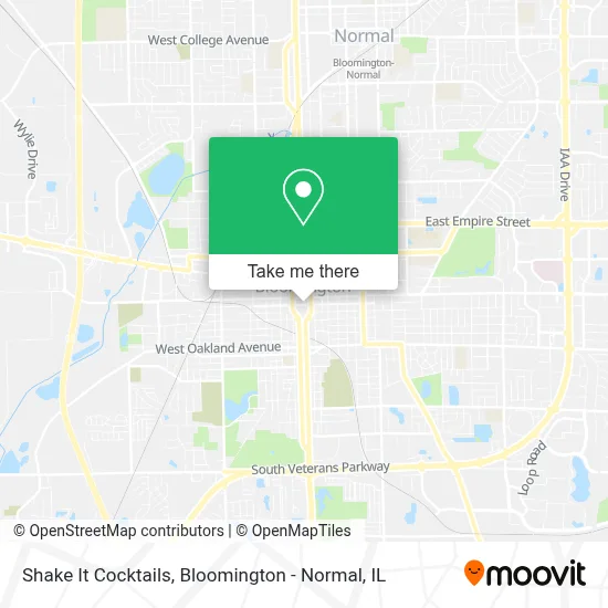 Shake It Cocktails map