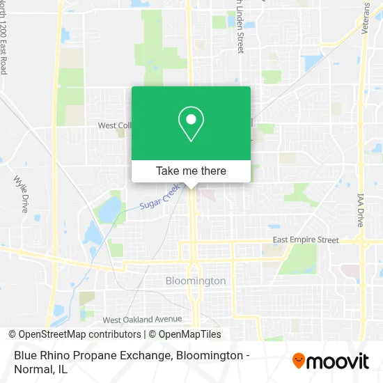 Blue Rhino Propane Exchange map