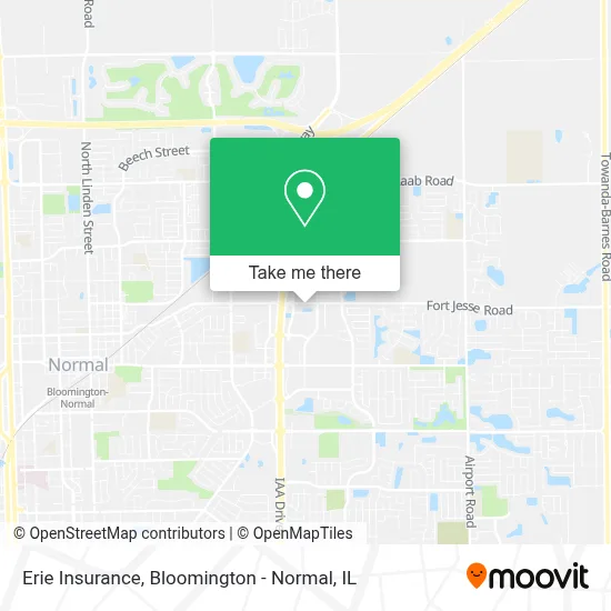 Erie Insurance map