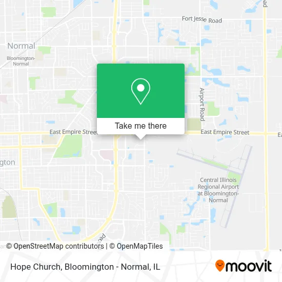 Hope Church map