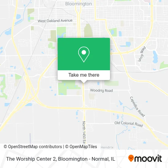 The Worship Center 2 map