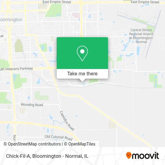 Chick-Fil-A map