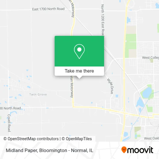 Midland Paper map