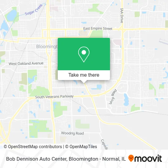 Bob Dennison Auto Center map
