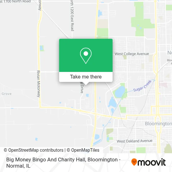 Big Money Bingo And Charity Hall map