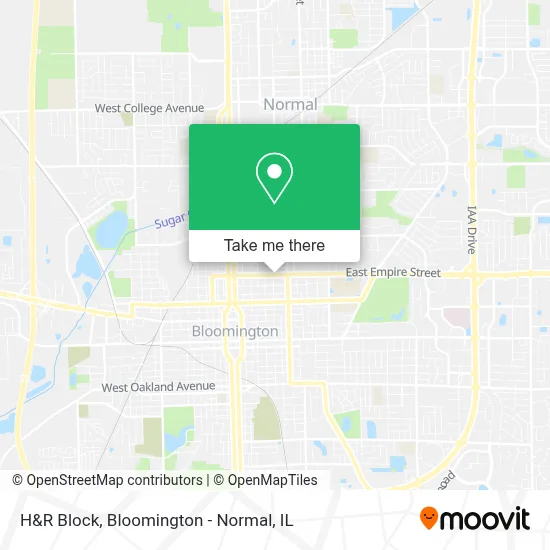 H&R Block map