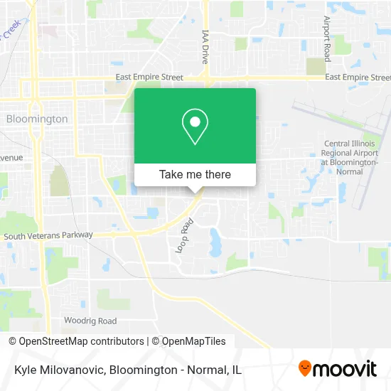 Kyle Milovanovic map