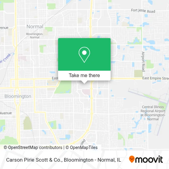 Carson Pirie Scott & Co. map